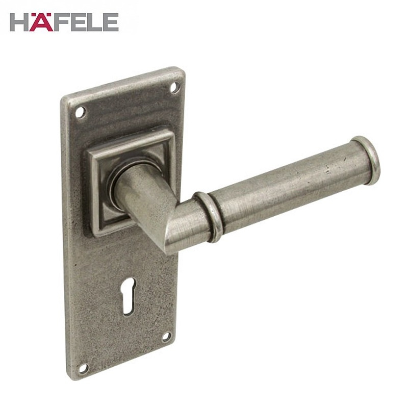 Lamont Lever Lock Handle 112mm Pewter