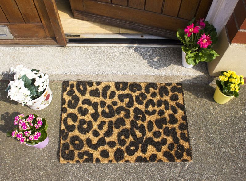 Artsy Image Coir Doormat Leopard Print Door Superstore®