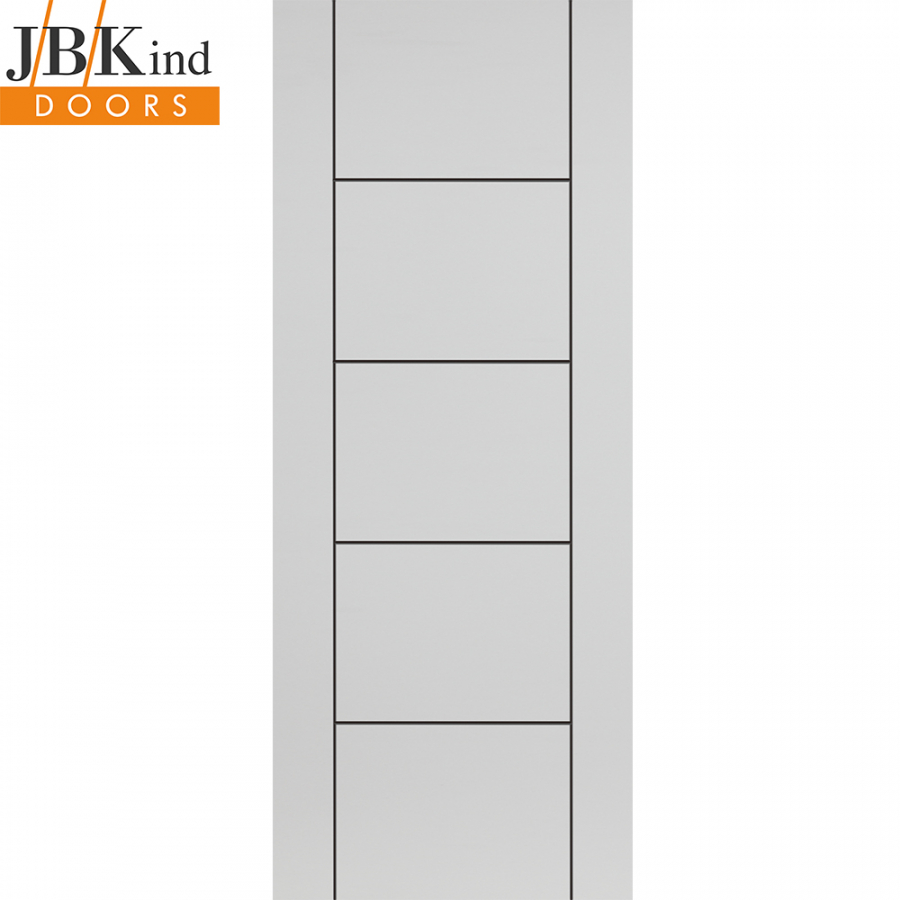JB Kind Internal LINEA Pre-Finished White Painted Ladder Style Flush Door (24" x 78")