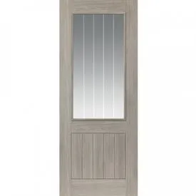 JB Kind Colorado Fully Finished Grey Glass Internal Door