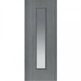 JB Kind Pintado Fully Finished Grey Glass Internal Door