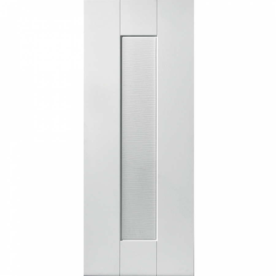JB Kind Axis Ripple Panel White Primed Internal FD30 Fire Door
