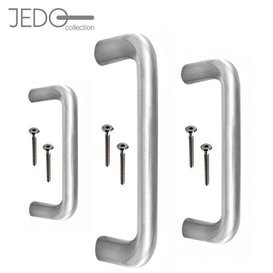 Jedo D SHAPED Stainless Steel Commercial Door Pull Handle (150mm)