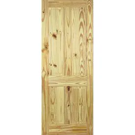 LPD Traditional 4 Panel Unfinished Knotty Pine Internal Door