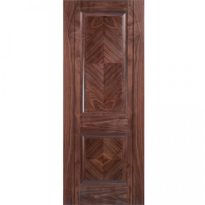 LPD Internal Walnut MADRID PreFinished 2 Panel Fire Door FD30 (726 x