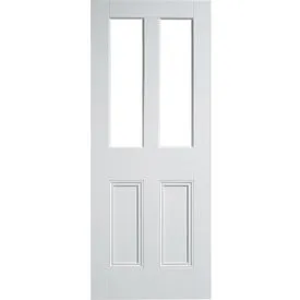 LPD Internal White Primed MALTON Traditional Unglazed Door