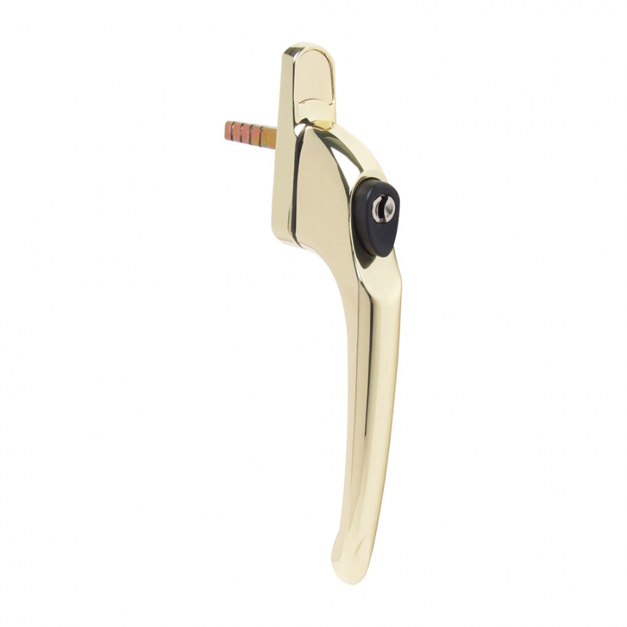 Sterling uPVC Gold Inline Locking Window Handle | Door Superstore®