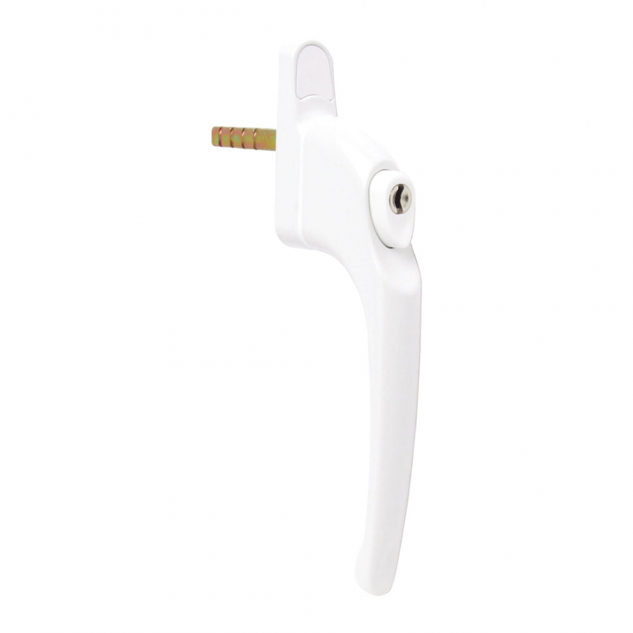 Sterling uPVC White Inline Locking Window Handle | Door Superstore®