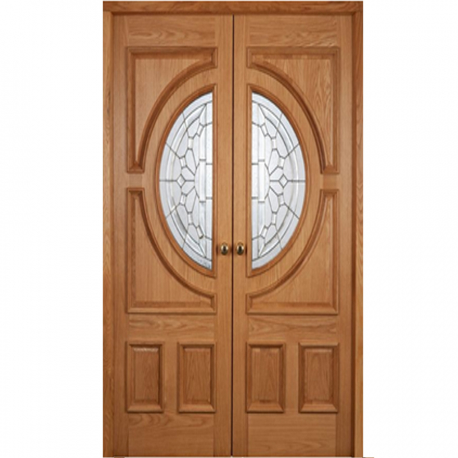 Mendes External Oak Traditional Empress Door Pair