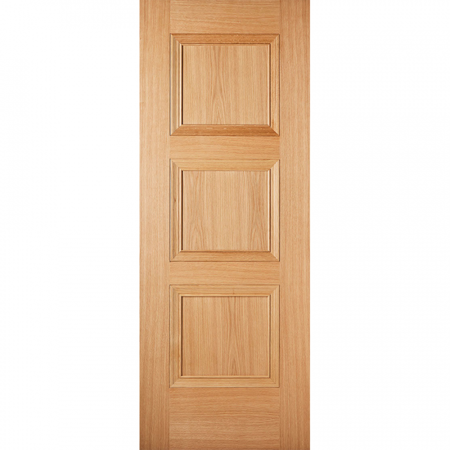 LPD Amsterdam Panel Fully Finished Oak Internal Door - 1981mm x 610mm (78 inch x 24 inch)