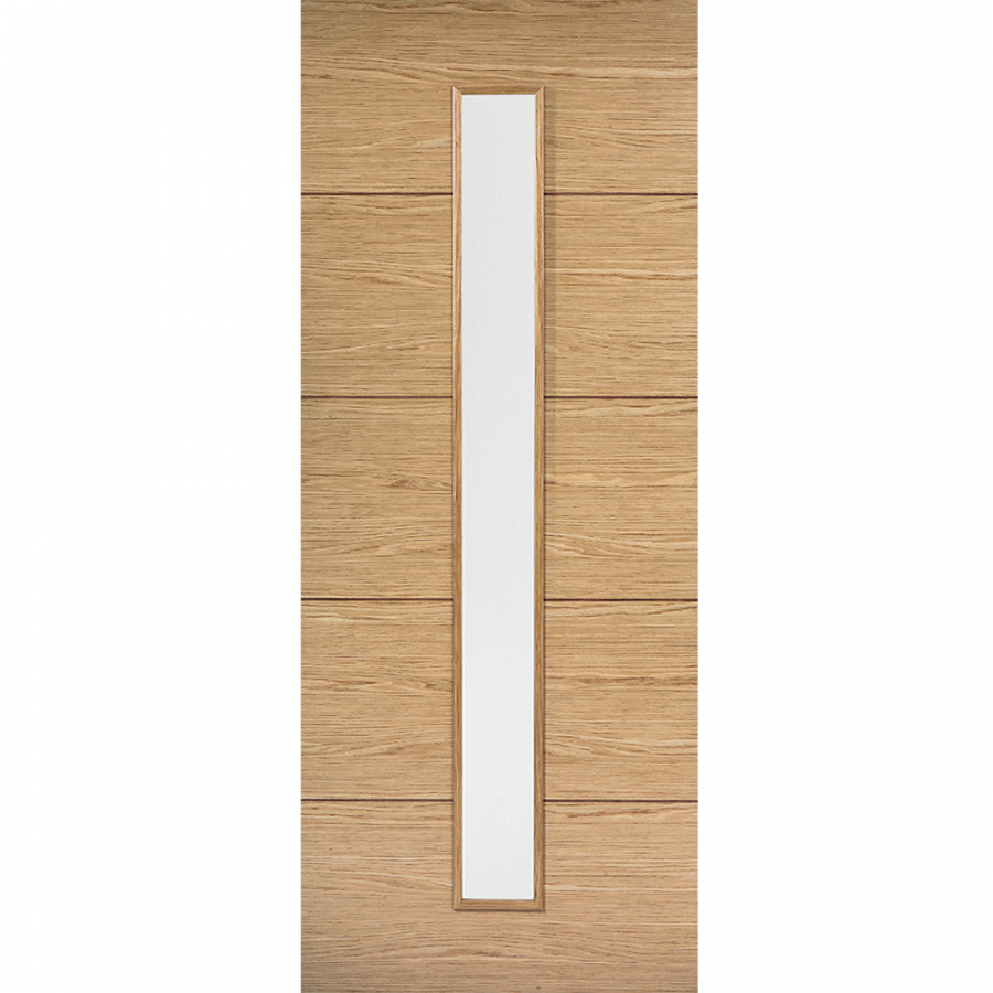 LPD Lille Fully Finished Oak Glazed Internal Door