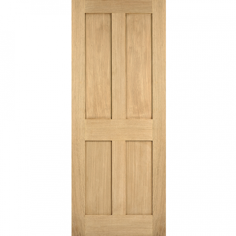 LPD London Panel Unfinished Oak Internal FD30 Fire Door