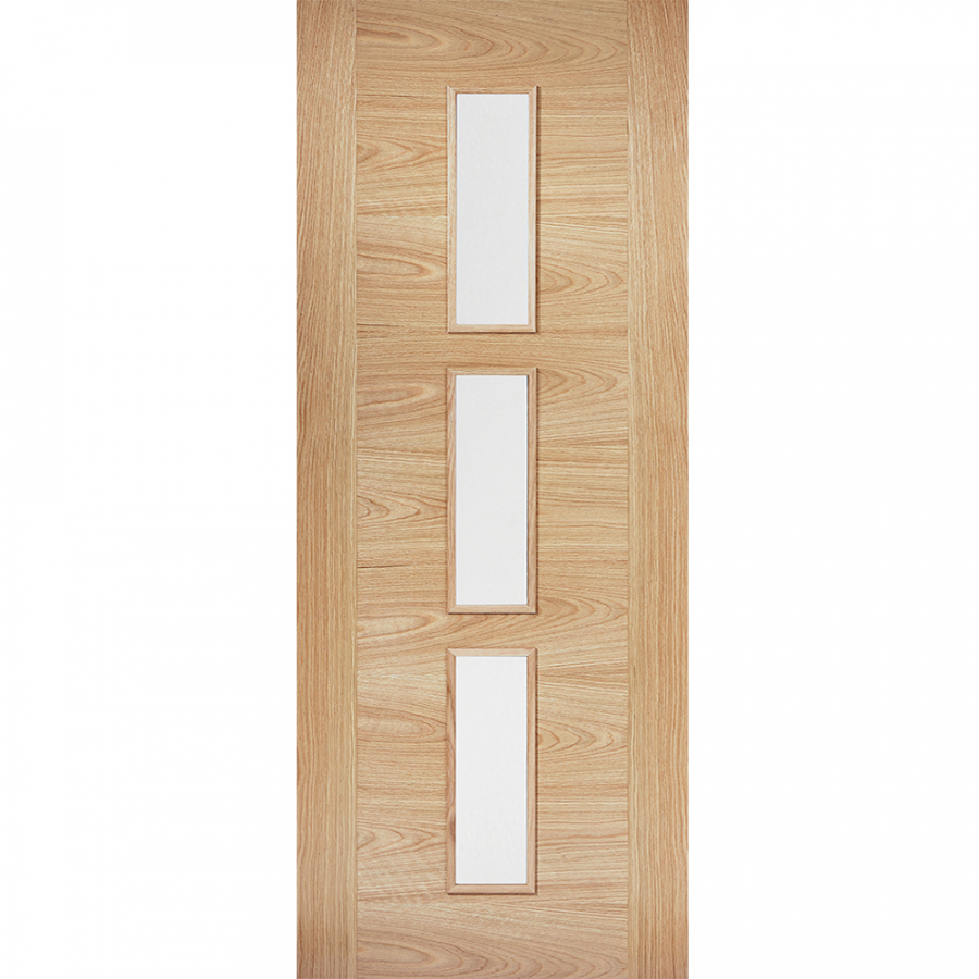 LPD Sofia Fully Finished Oak Glazed Internal Door