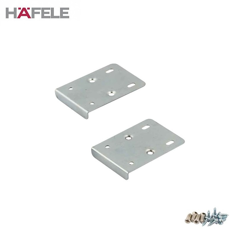 Pair of Silver Hinge Repair Plates