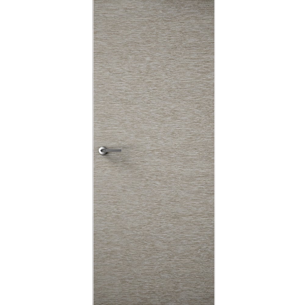 Premdor Light Grey Grained Flush Internal Door