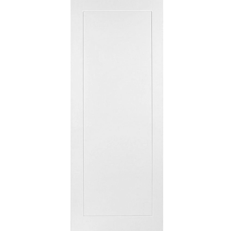 Premdor White Primed 1 Panel Moulded FD30 Fireshield Door