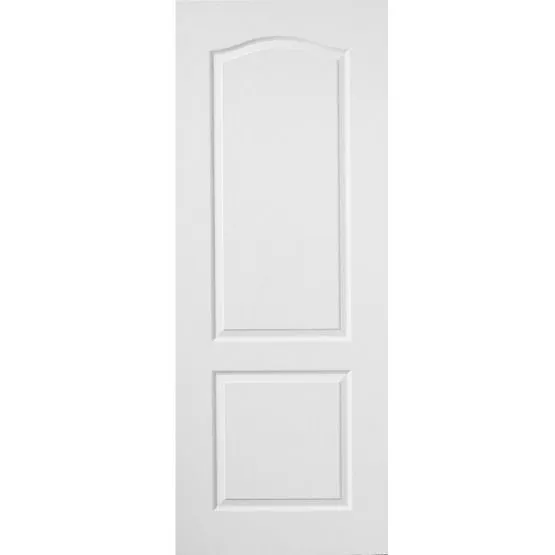 2 Panel Classique Premdor White Primed 2 Panel Arch Top Textured Internal Door | Door ...