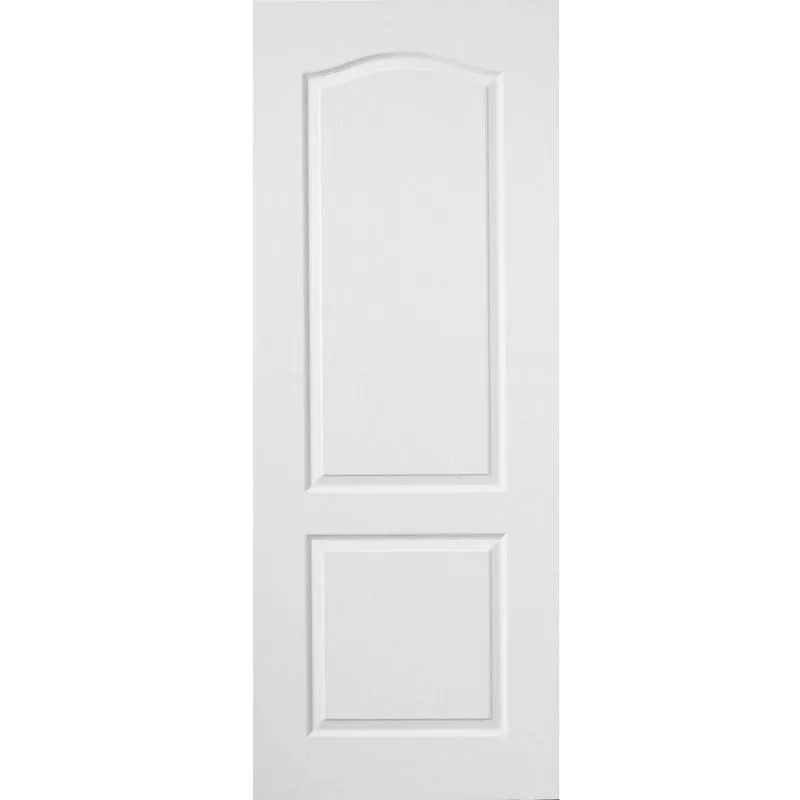 2 Panel Classique Premdor White Primed 2 Panel Arch Top Textured Internal Door | Door ...