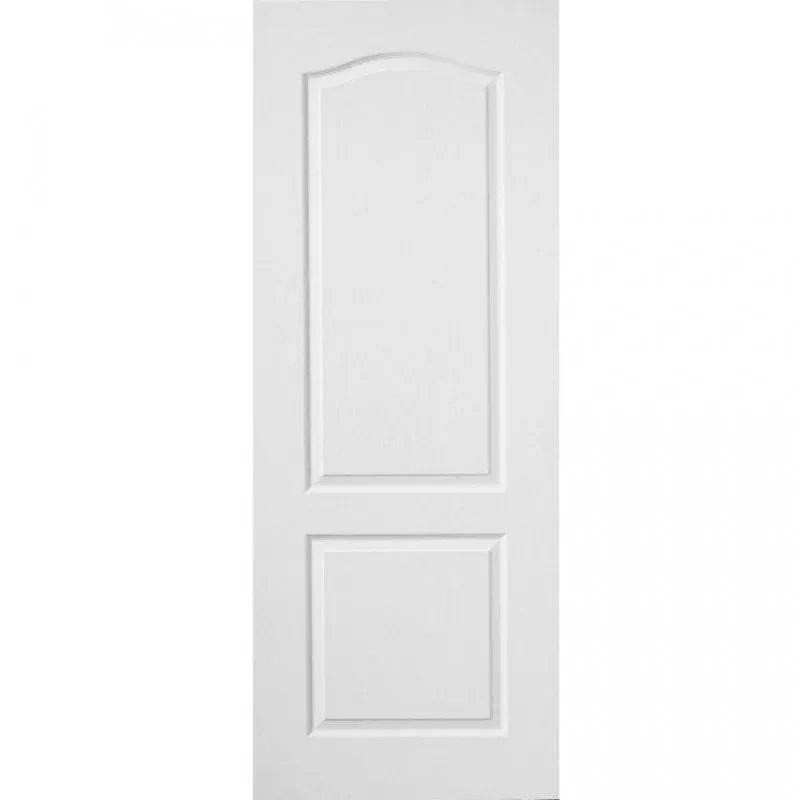 2 Panel Classique Premdor White Primed 2 Panel Arch Top Textured FD30 Fireshield Door ...