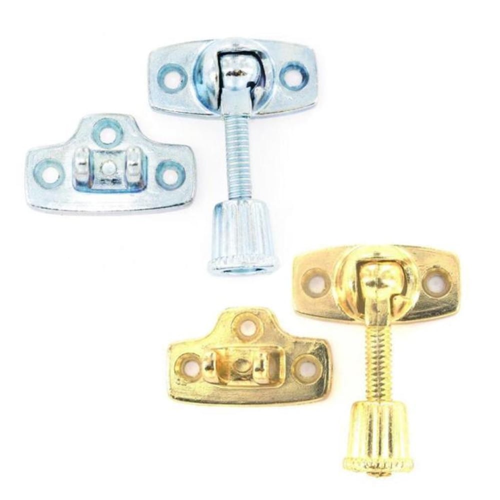 Securit Sash Window Fastener Locks (Electro Brass) | Door Superstore®