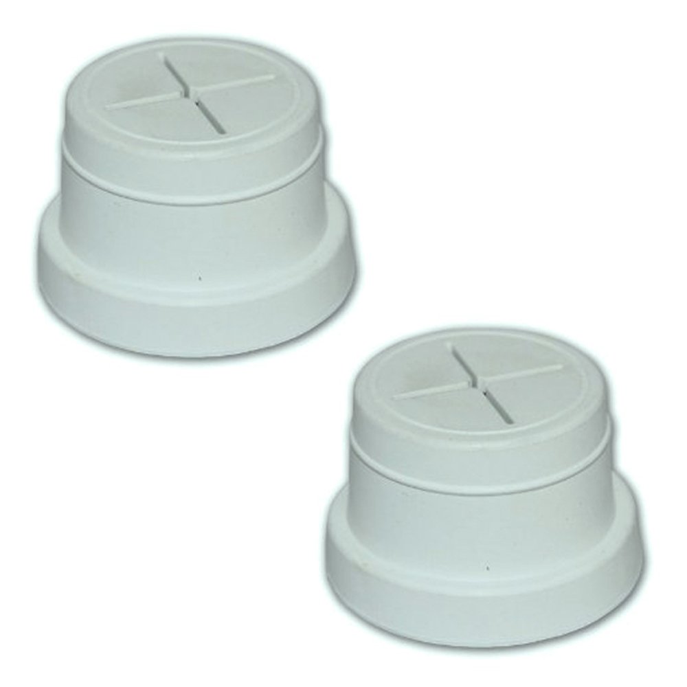 Securit White Rubber Grip Push In Tea Towel Holders (Single) Door