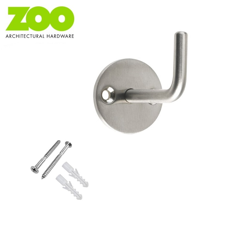 Stainless Steel Contemporary Circular Single Robe Hook