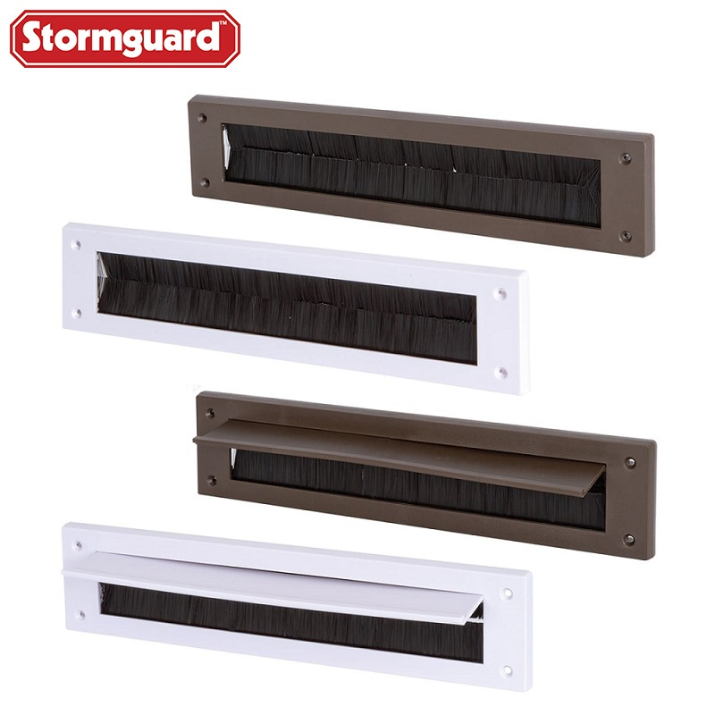 Stormguard PVC Plastic Brush Draught Excluder Letter Plate