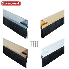 Stormguard CONCEALED FIX Bottom of Door Brush Strip 838mm