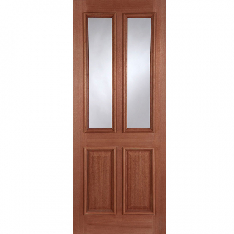 Mendes Derby Unfinished Hardwood External Unglazed Door