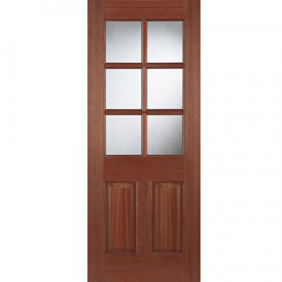 Mendes External Hardwood Wellington Unglazed Front Door