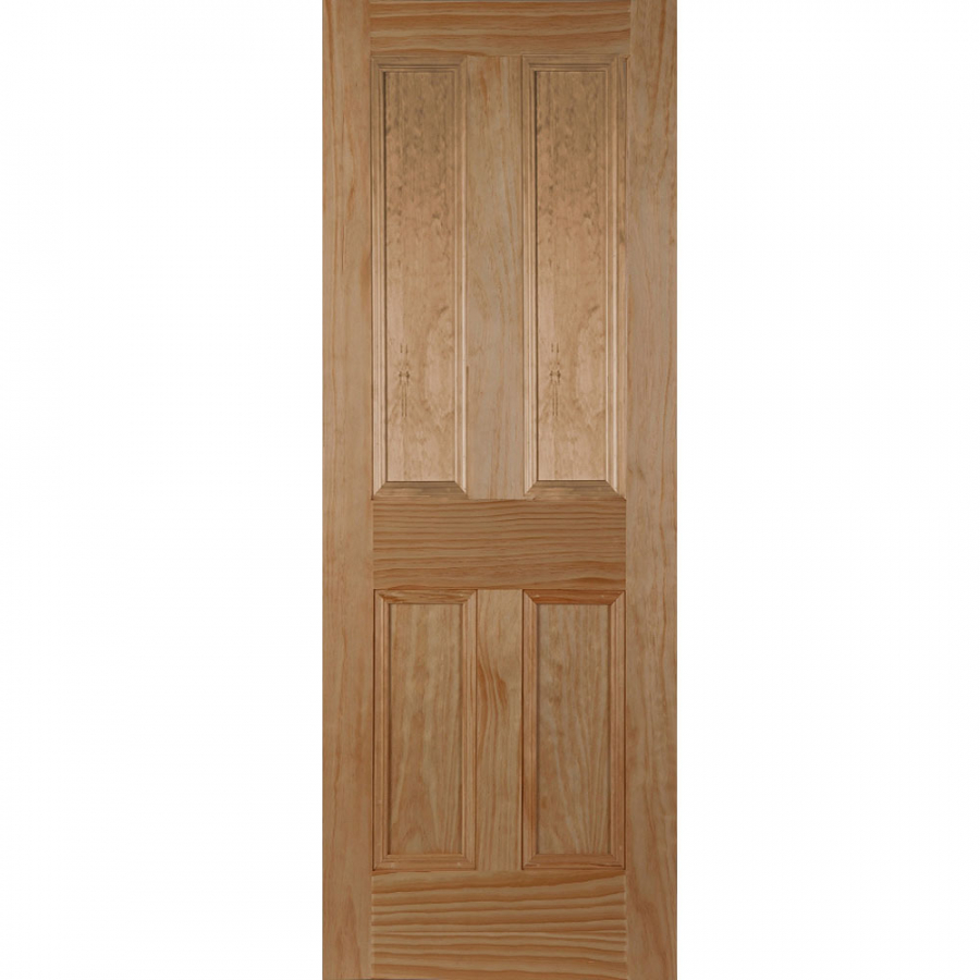 Mendes Pine Un-Finished Islington Flat 4 Panelled Door
