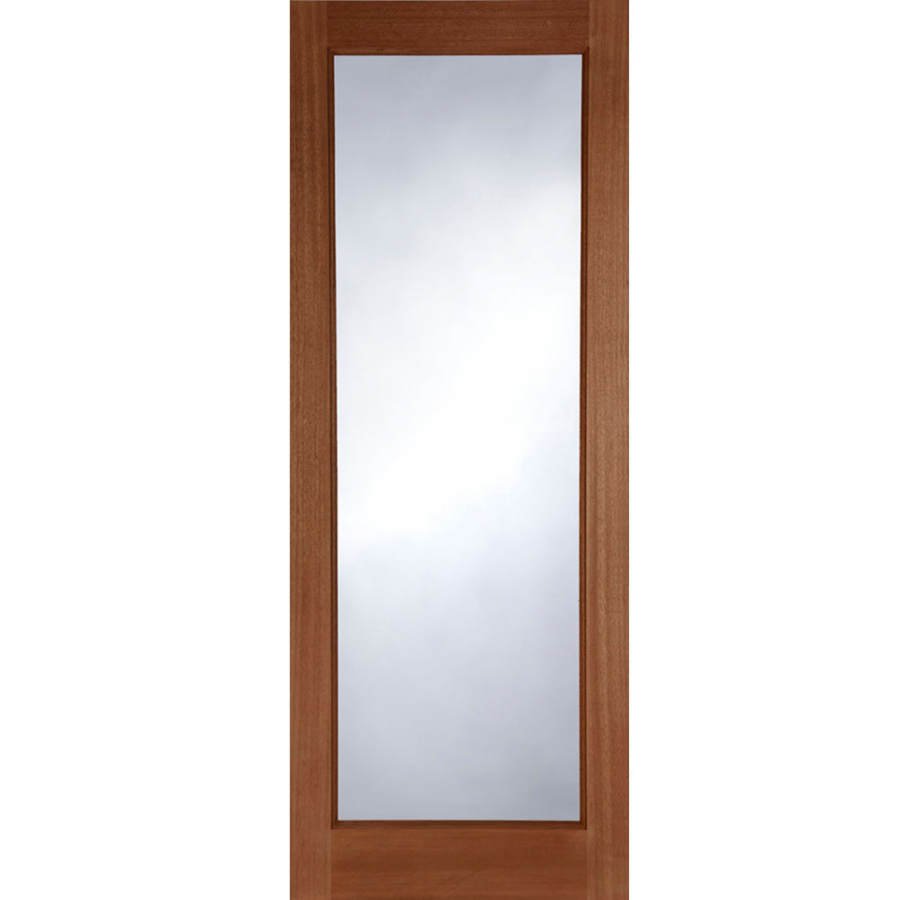 Mendes Pattern Internal Oak Un-Finished Glazed Door