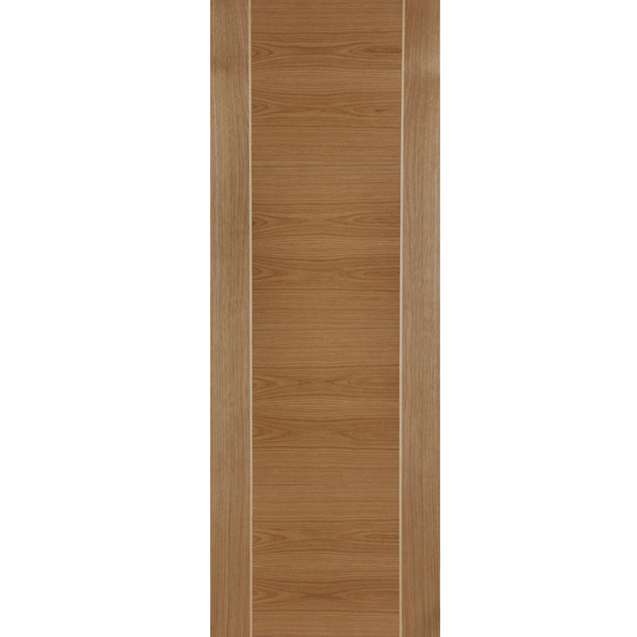 Mendes Mirage Internal Oak Pre-Finished Grooved Flush Fire Door