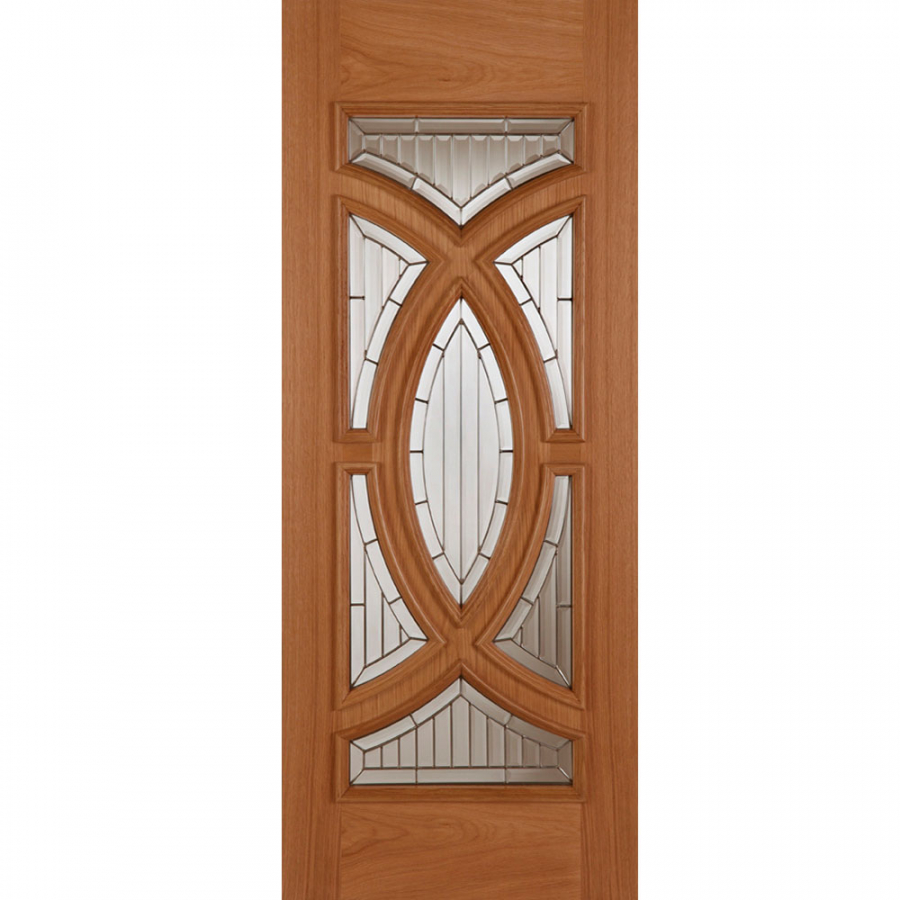 Mendes External Oak Traditional Majestic Glass Door