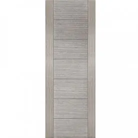 Mendes Light Grey Corsica Flush Grooved Door