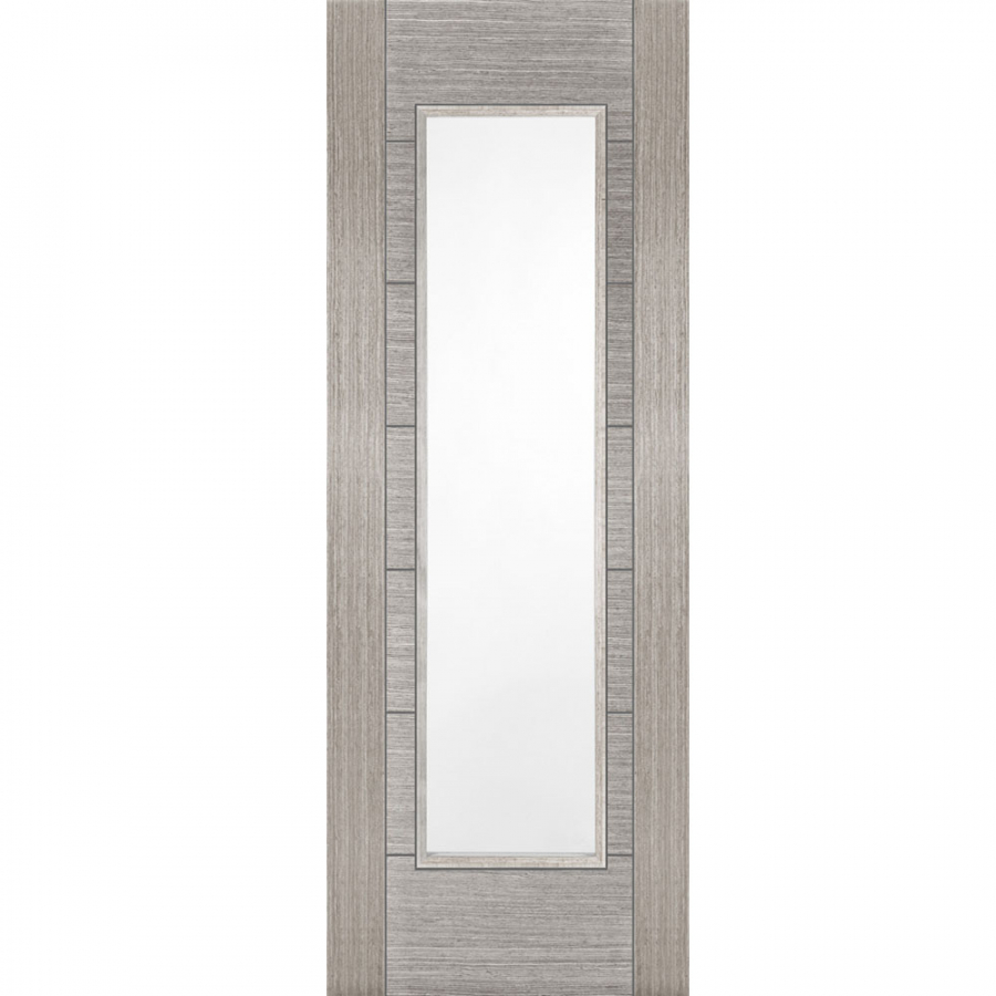 Mendes Light Grey Corsica  1 Light Clear Glass Door