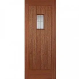 Mendes External Hardwood Hillingdon Lead Light Glass Door
