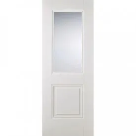 LPD Arnhem White Primed Glass Internal Door