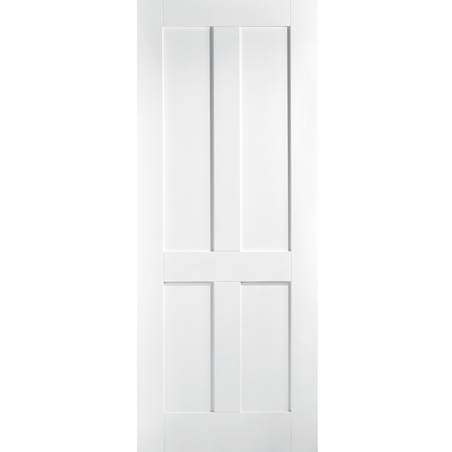 LPD London 4 Panel White Primed Internal FD30 Fire Door