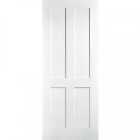 LPD London 4 Panel White Primed Internal FD30 Fire Door