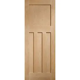 XL Joinery DX 1930s Edwardian 4 Panel Unfinished Oak Internal FD30 Fire Door