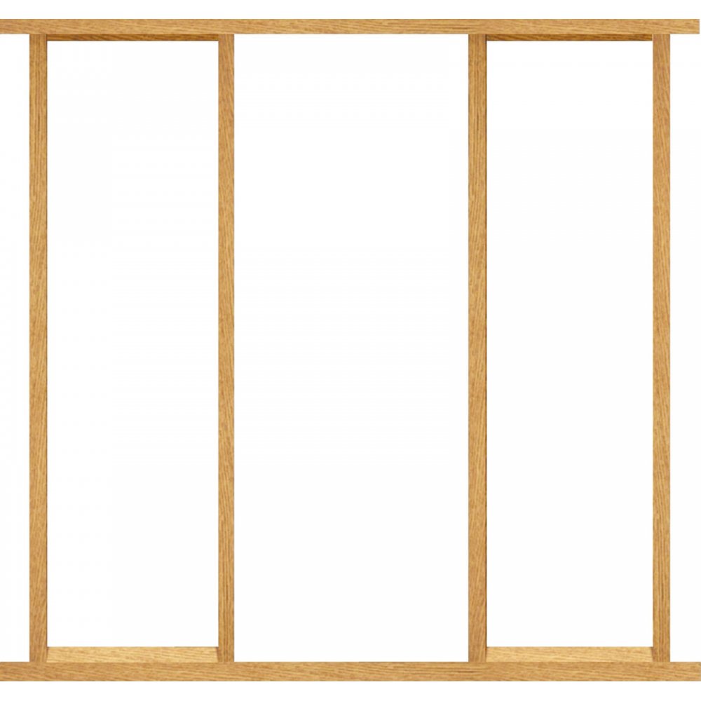 XL Joinery External Oak Door Frame Kit with Sidelight 80 inch Door