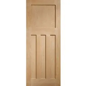 XL Joinery DX 1930s Edwardian 4 Panel Fully Finished Oak Internal Door