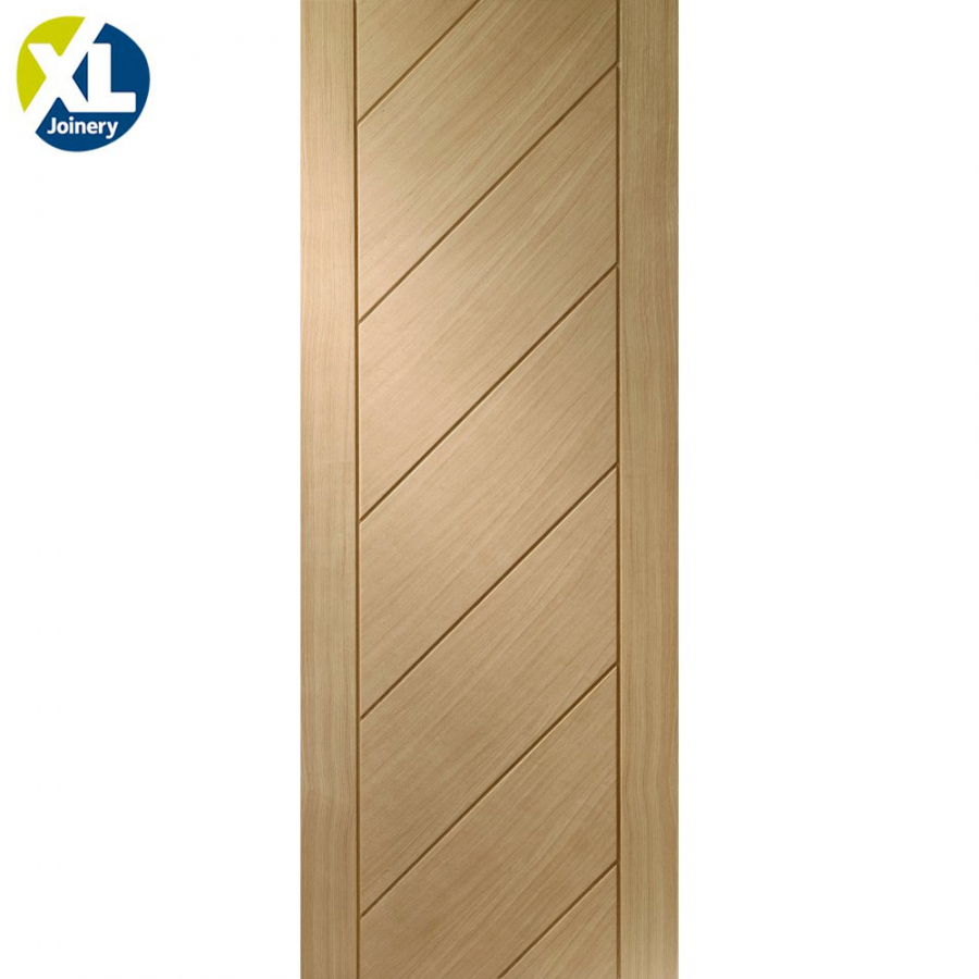 XL Joinery Internal Oak MONZA Contemporary Grooved Flush Door (30" x 78")